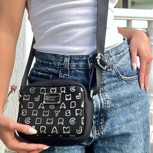 Y2K Black Marc Jacobs Neoprene Camera Bag
